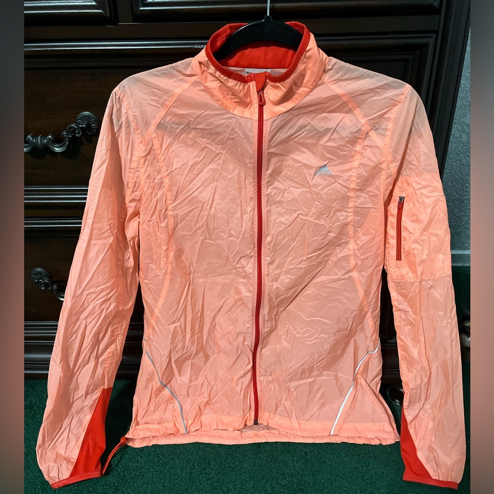 Adidas Lightweight Peach Windbreaker Jacket